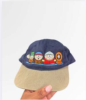 Vintage 1997 South Park Characters Embroidered Baseball Cap Headstart NWT